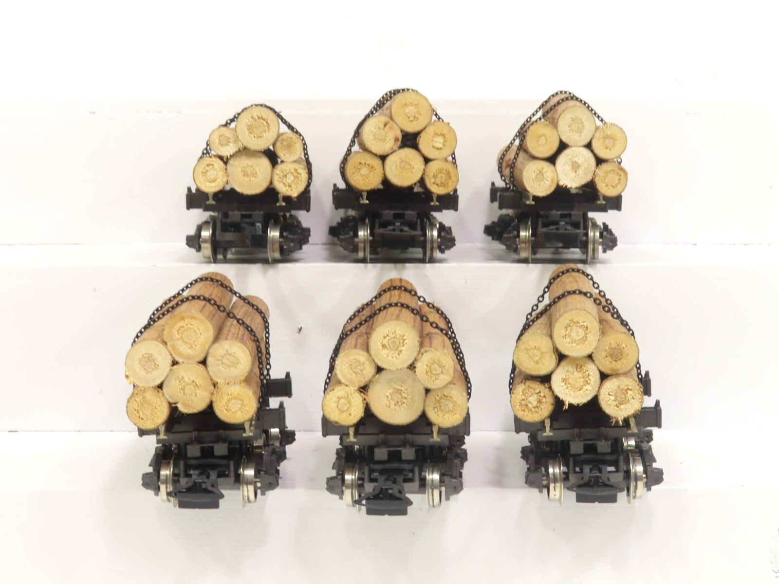 Rivarossi 1569 HO The Ohio Match Co. DC Steam Loco & Log Car Set No Box LN 13205