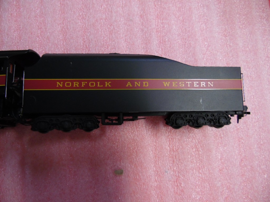 HO 610 NORFOLK WESTERN 4-8-4 “J Class” ENGINE & TENDER DCC