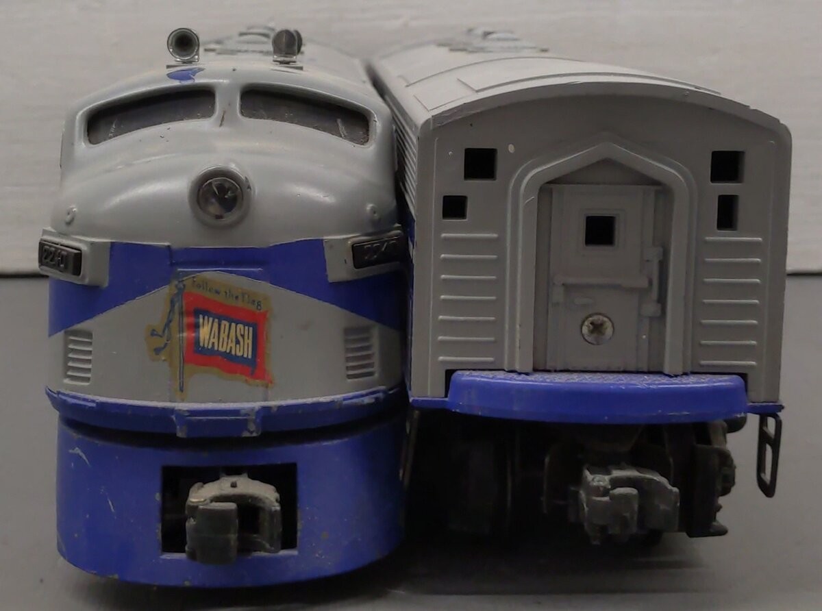 Lionel 2240 Vintage O Wabash F3 AB Diesel Locomotive Set