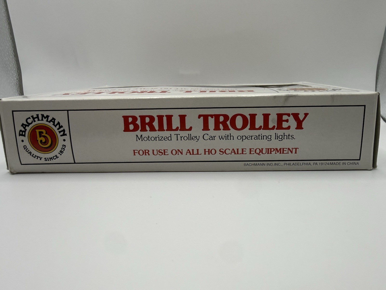 Bachmann HO Scale Brill Trolley Christmas #61040 Motorized Lights NIB Holiday🚂