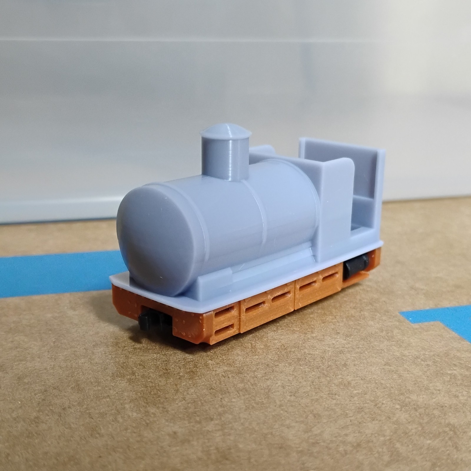 On18 FIRELESS STEAM LOCO kit #2. For Kato 11-109 chassis. RESIN 3D print.