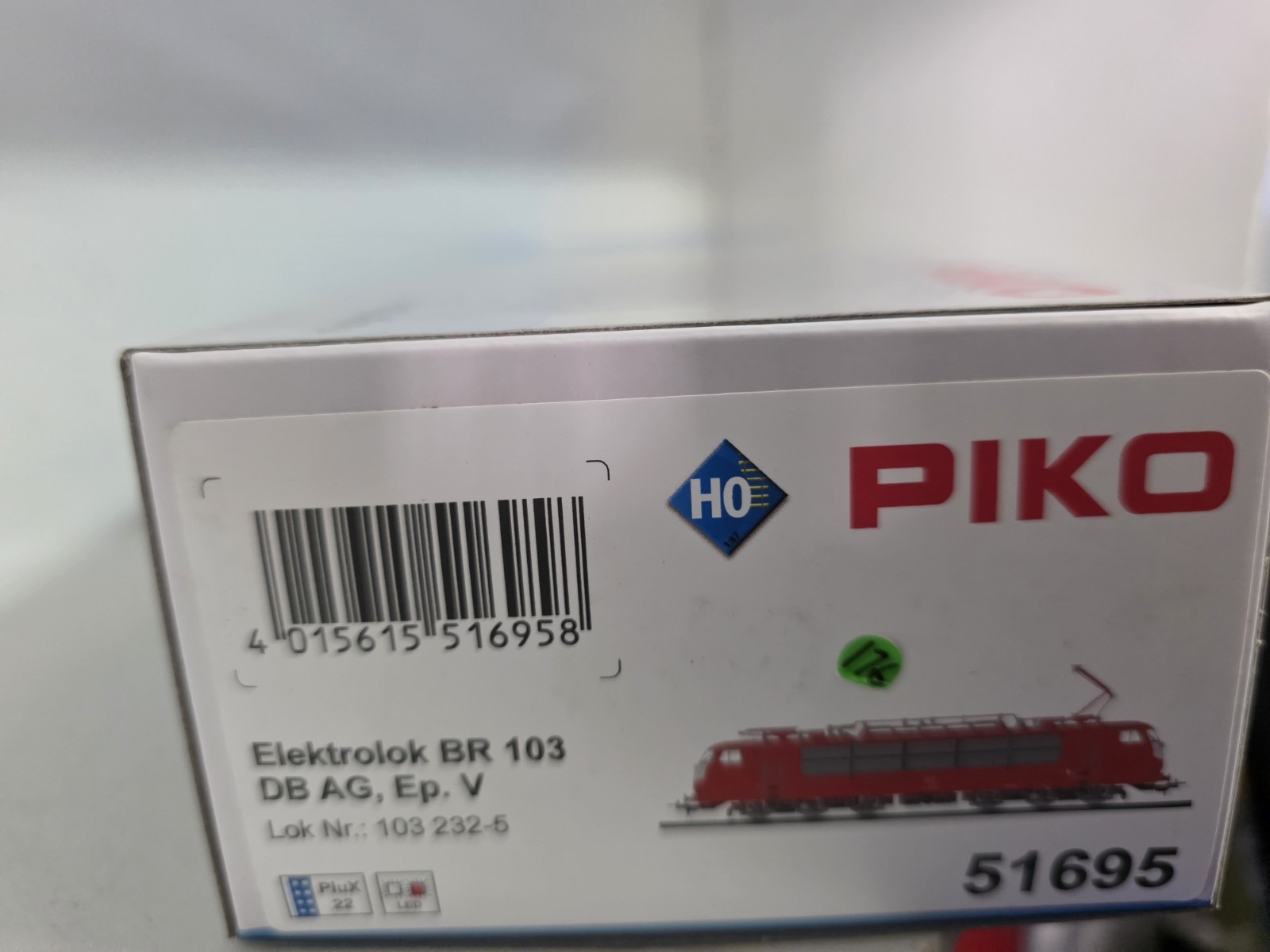 Piko DB BR 103 Electric Locomotive 51695 HO Scale DCC Ready