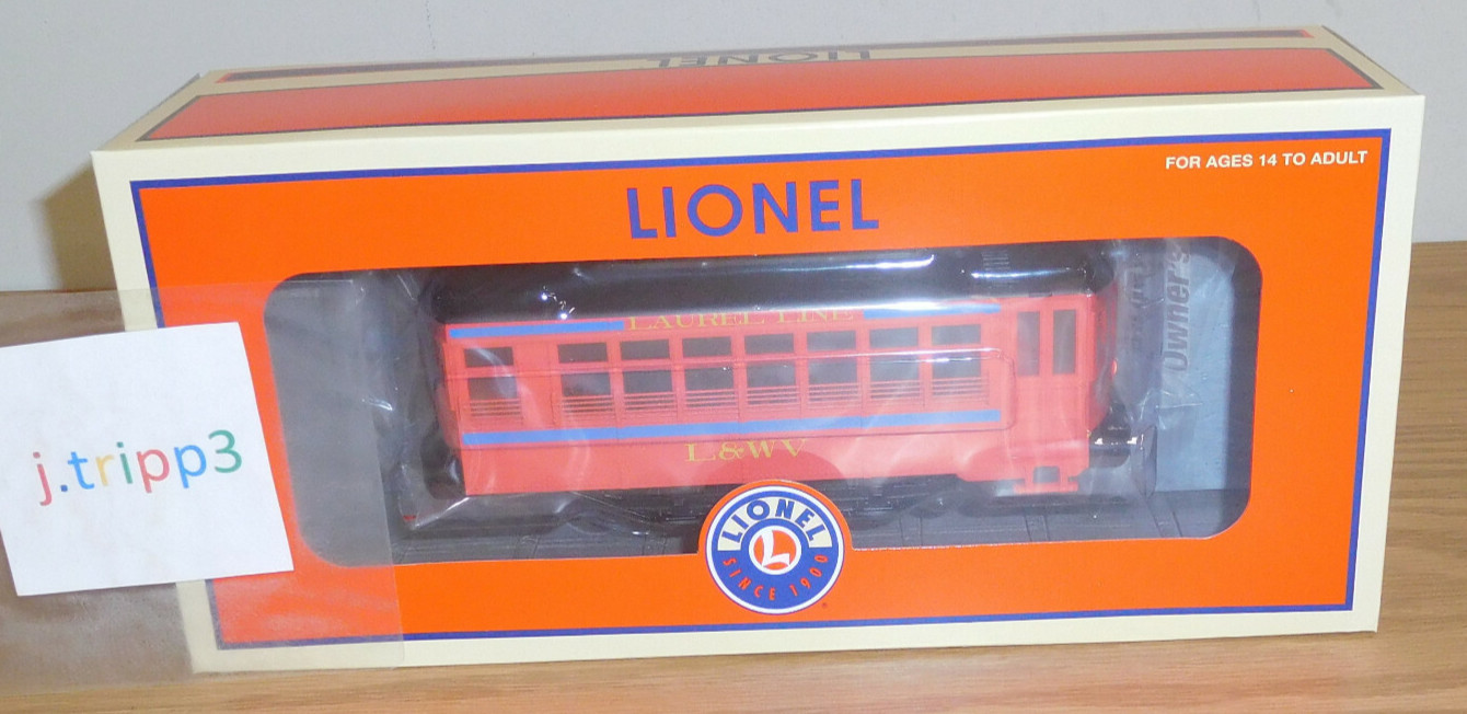 Lionel 58275 Laurel Line L&WV Lackawanna Wyoming Trolley O Gauge Train Motorized