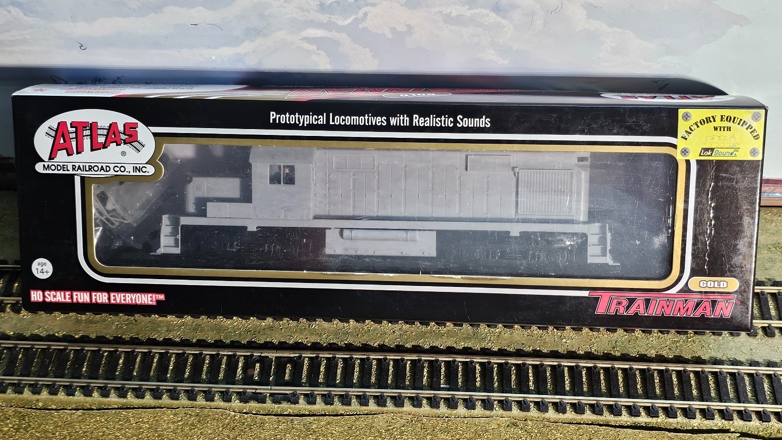 Atlas HO Alco RS36 Locomotive w/ Factory DCC/LOK SOUND UNDECORATED