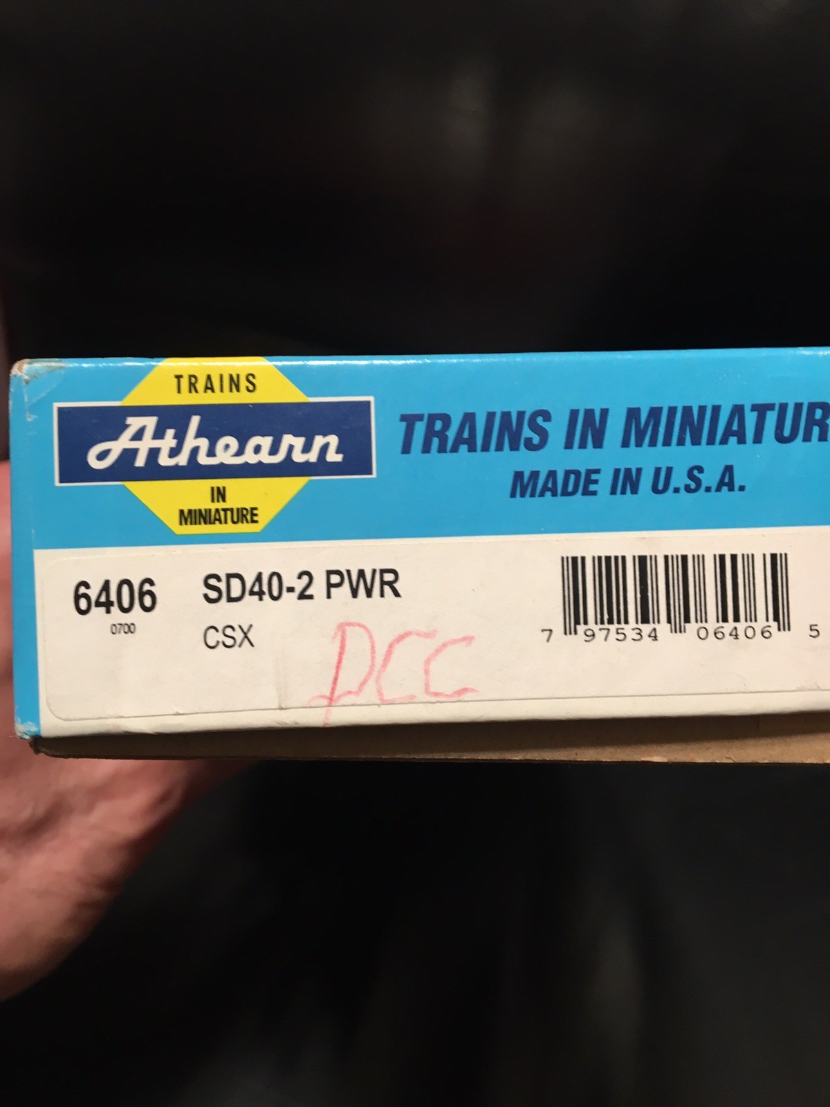 HO ATHEARN 6406 SD40-2 CSX YN2 #8249 DCC HEX DRIVE AND LED DIRECTIONAL LIGHTS
