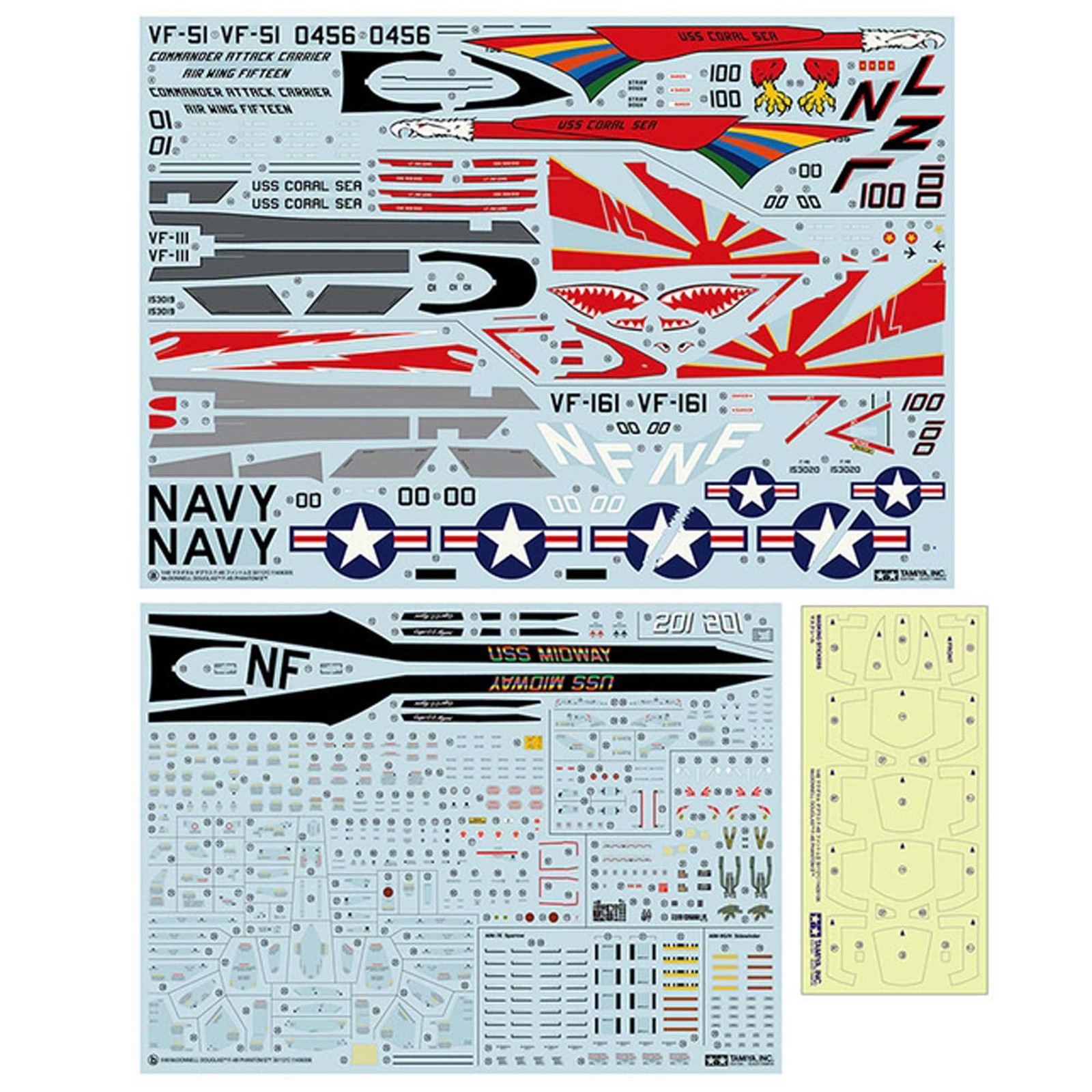 Tamiya 1/48 McDonnell Douglas F 4B Phantom II TAM61121 Plastics Cars/Trucks