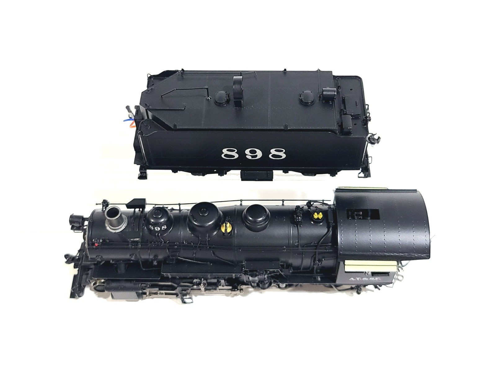 Division Point Boo-Rim AT&SF 2-8-2 Atchison Santa Fe #898 HO Brass #DP-3902 DCC