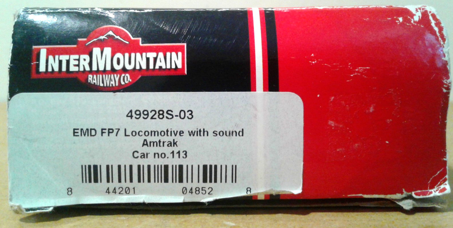 HO SCALE INTERMOUNTAIN FP7 AMTRAK #113 DCC & SOUND 49928S-03 NOT RUNNING