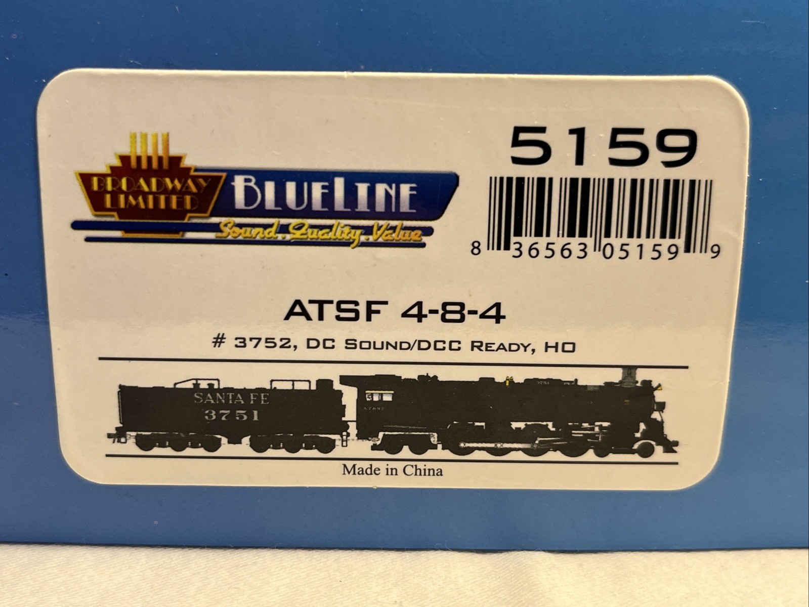 HO Scale Broadway Limited Rock Island 4-8-4 #5100 DCC/Sound TESTED CUSTOM PAINT