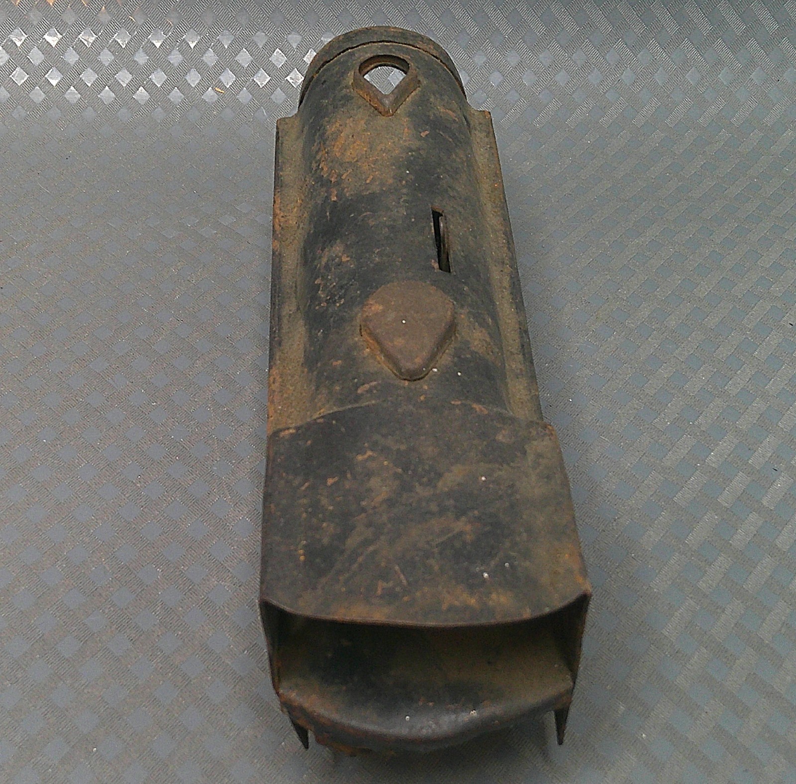 Vintage 1940s Pressed Steel Marx Steam Engine Locomotive Train Metal Black USA