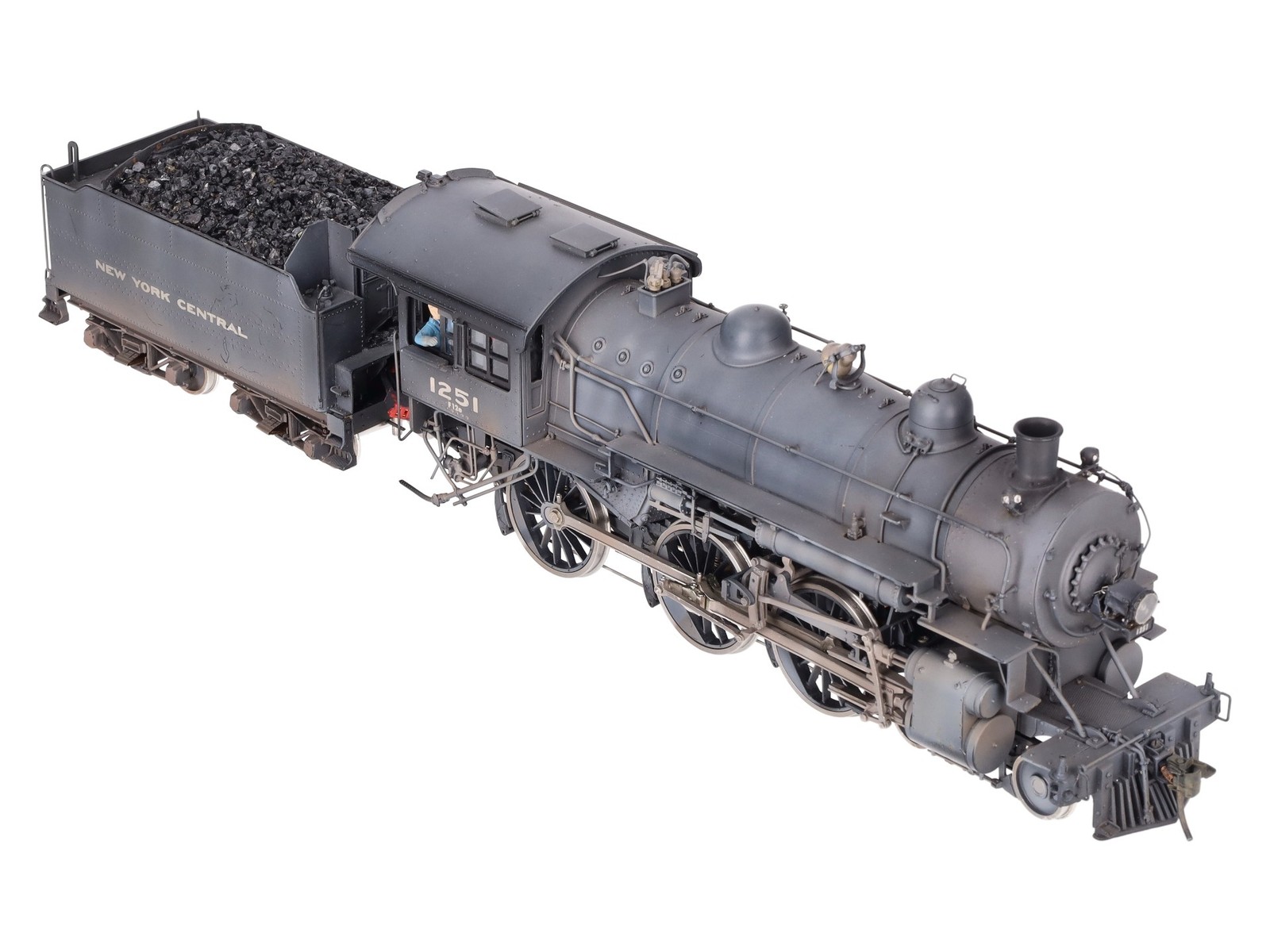 Precision Scale Co. 16265-1 O Brass NYC 4-6-0 Steam Loco & Tender #1251 2R – CP