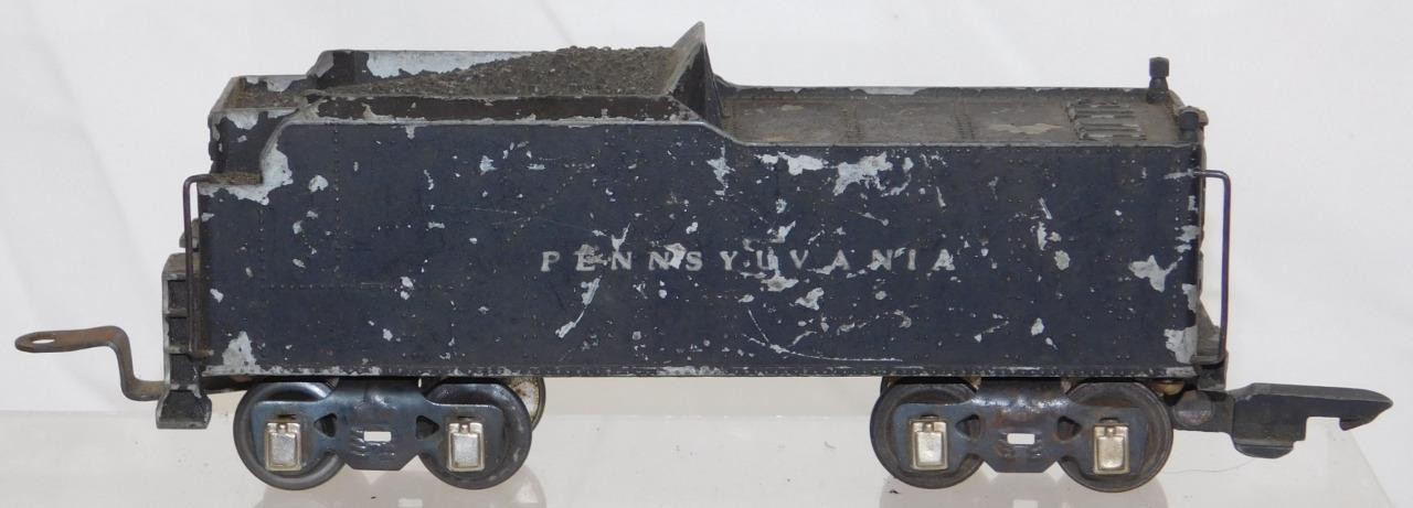 American Flyer O gauge 558 Tender Pennsylvania 3/16″ diecast prewar for steam en