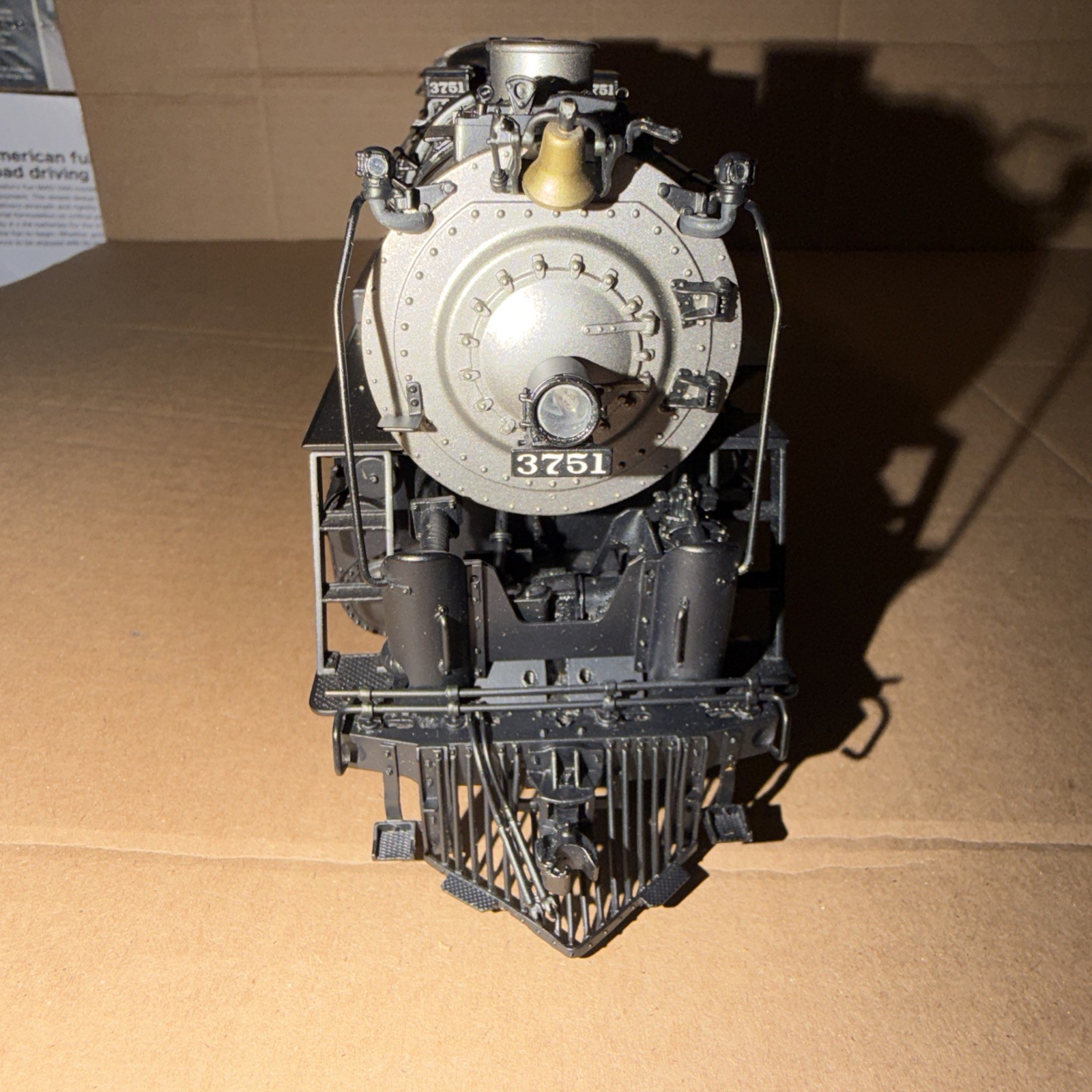 3rd Rail Sunset Models Brass Santa Fe 4-8-4 Loco #3751