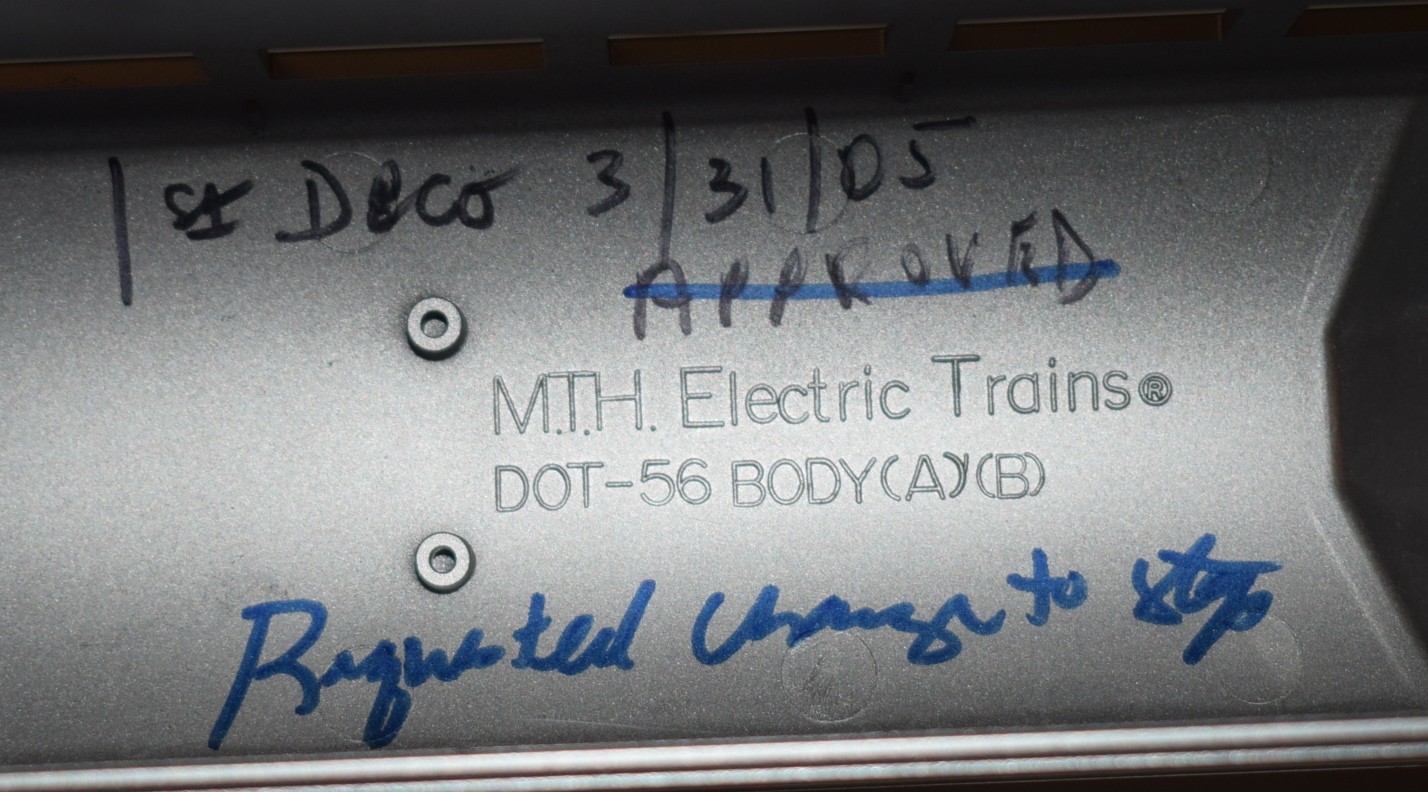 MTH Budd RDC Car Shell Baltimore & Ohio B&O #9940 – O Gauge Production Sample