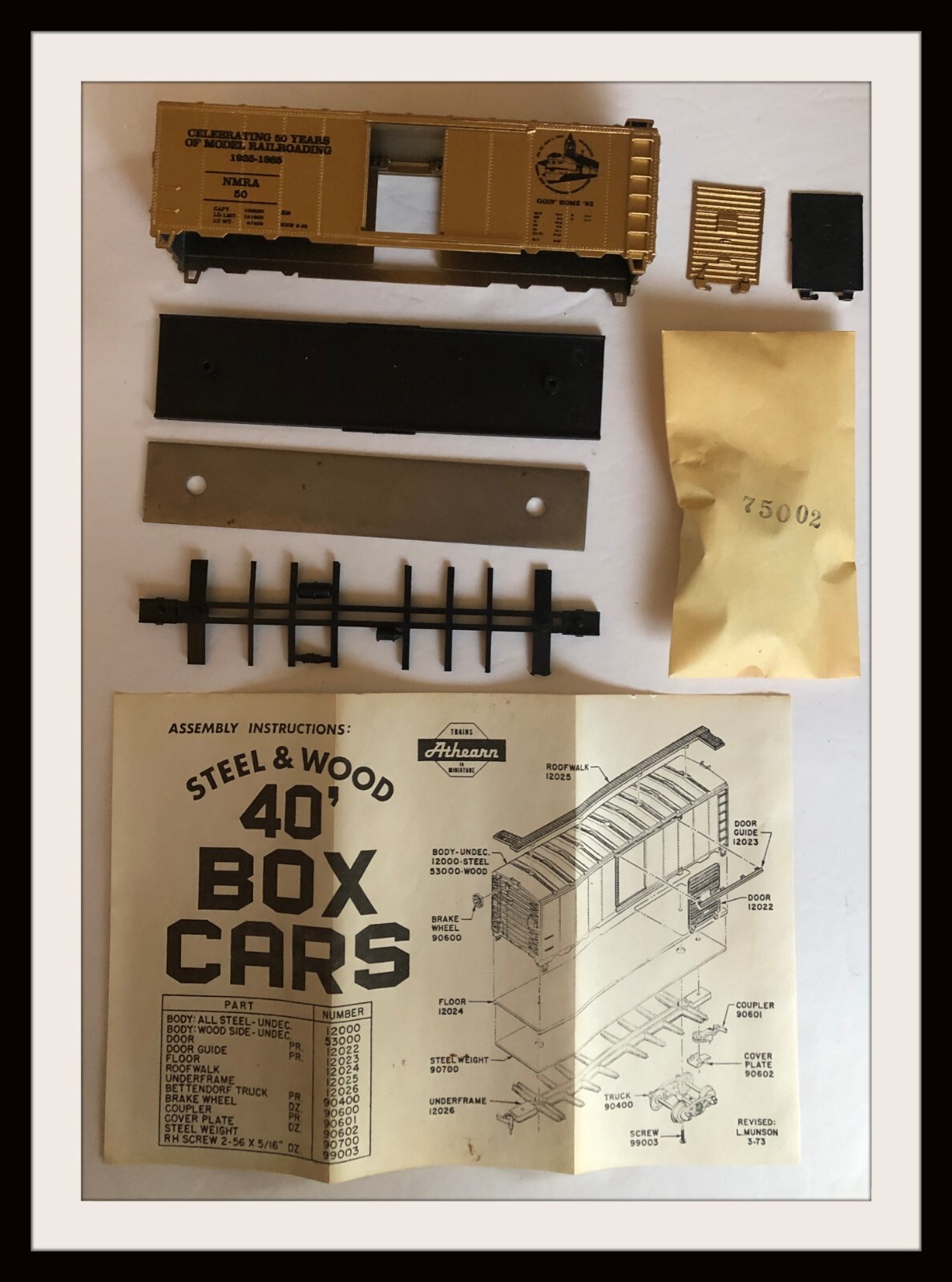 Athearn 50 Years of Model Railroading Anniversary Kit