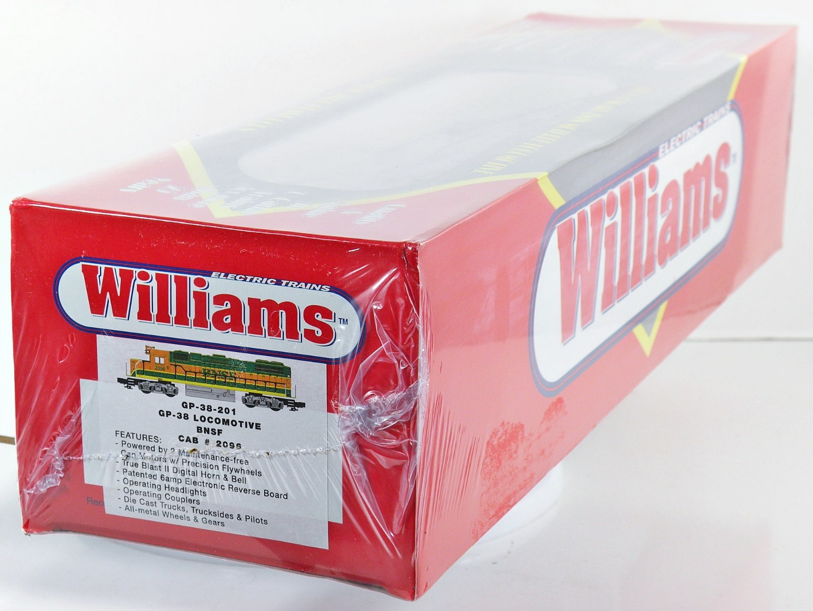 Williams GP-38-201 BNSF GP-38 Cab No.2096 w/True Blast II Horn (SEALED NIB)