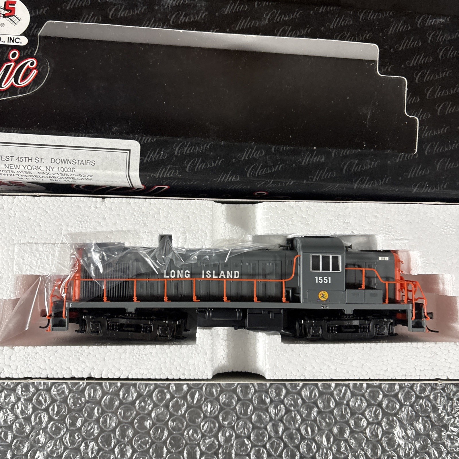 ATLAS HO CLASSIC ALCO RS 3 LONG ISLAND NUMBER 1551 8349 MODEL TRAIN
