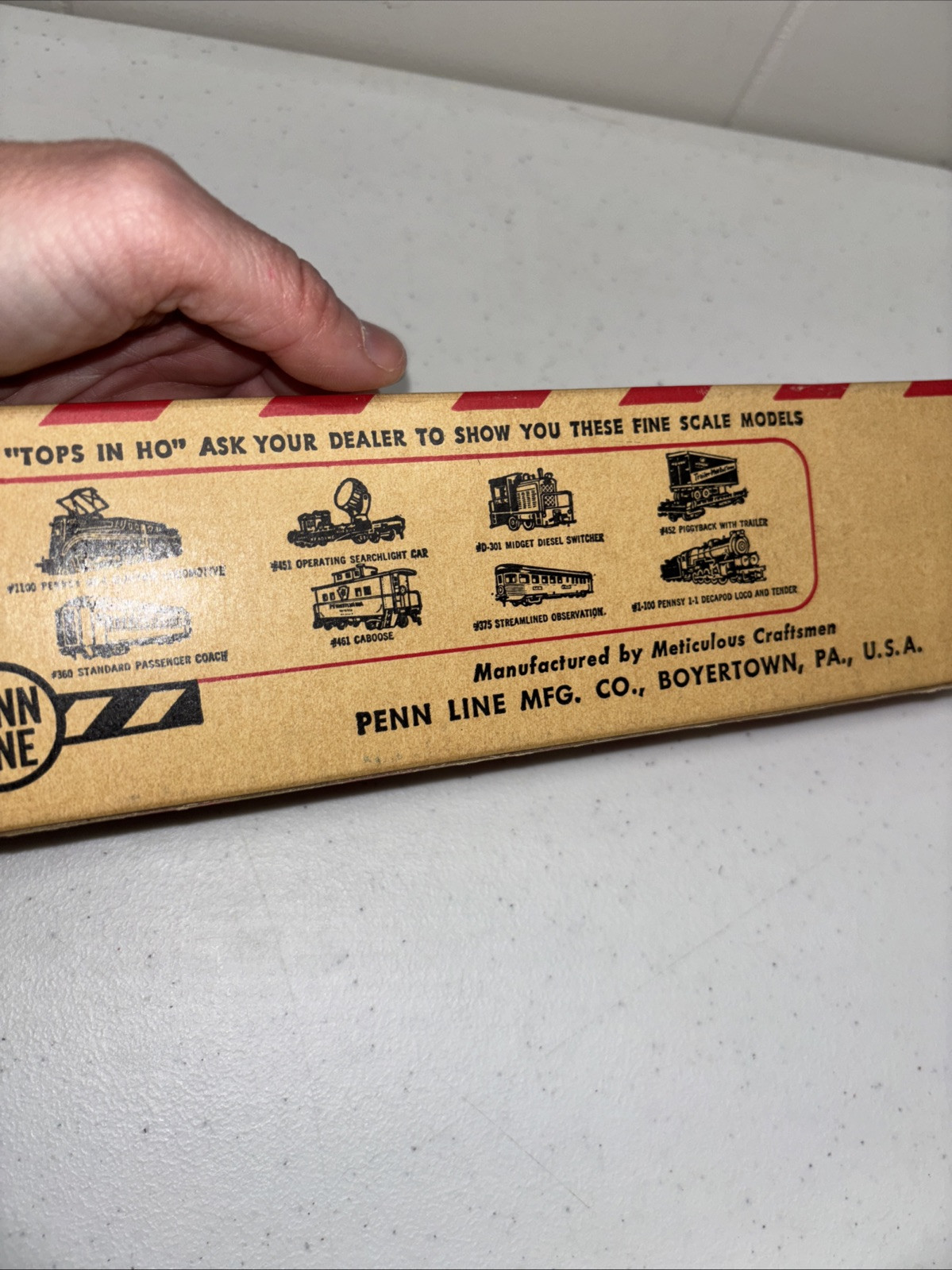 PENN LINE 2-8-2 PENNSYLVANIA STEAM ENGINE 1260 Untested In Box HO Scale