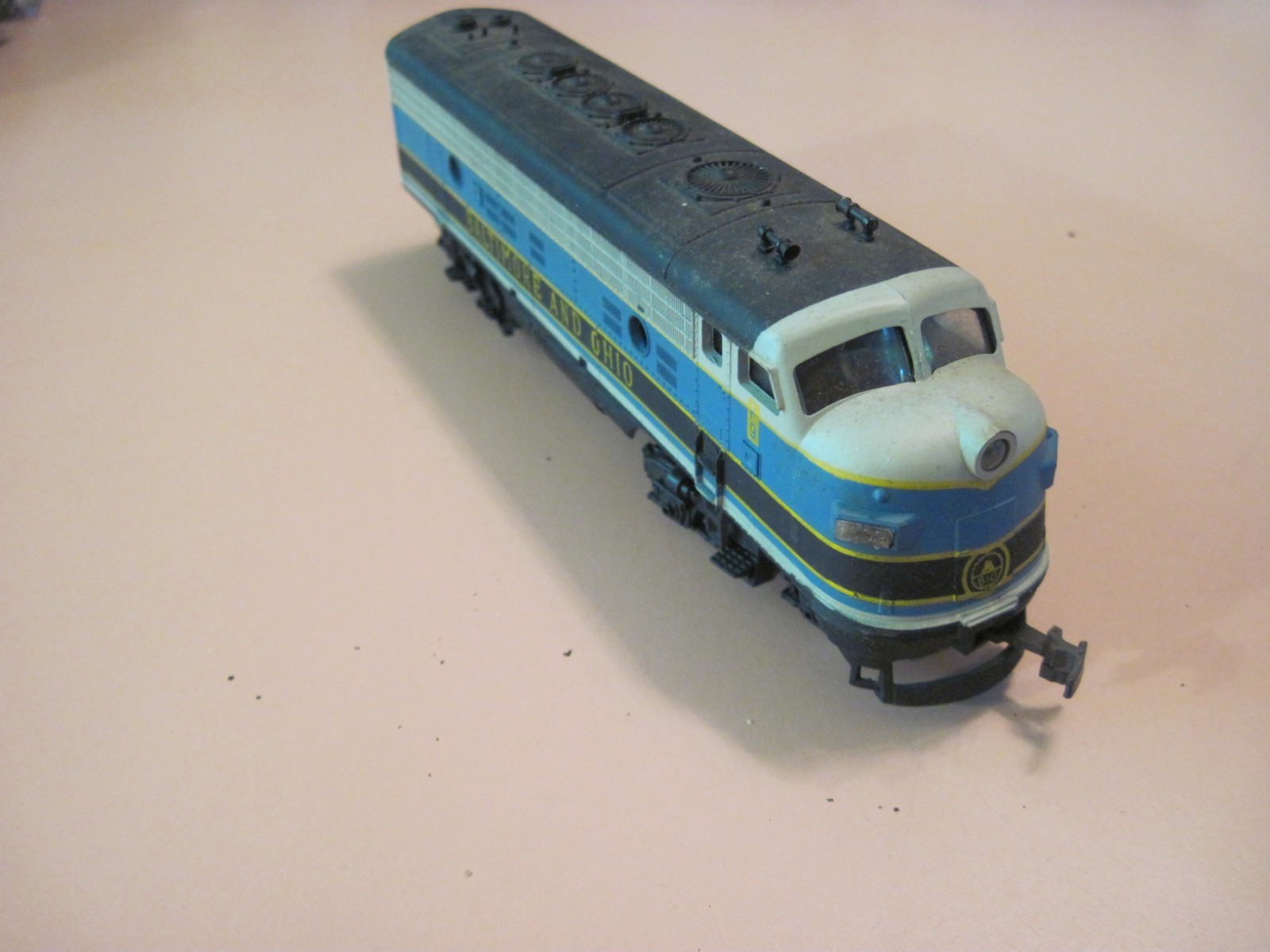 Life Like HO Scale Baltimore & Ohio EMD F7A Diesel Locomotive. Tested