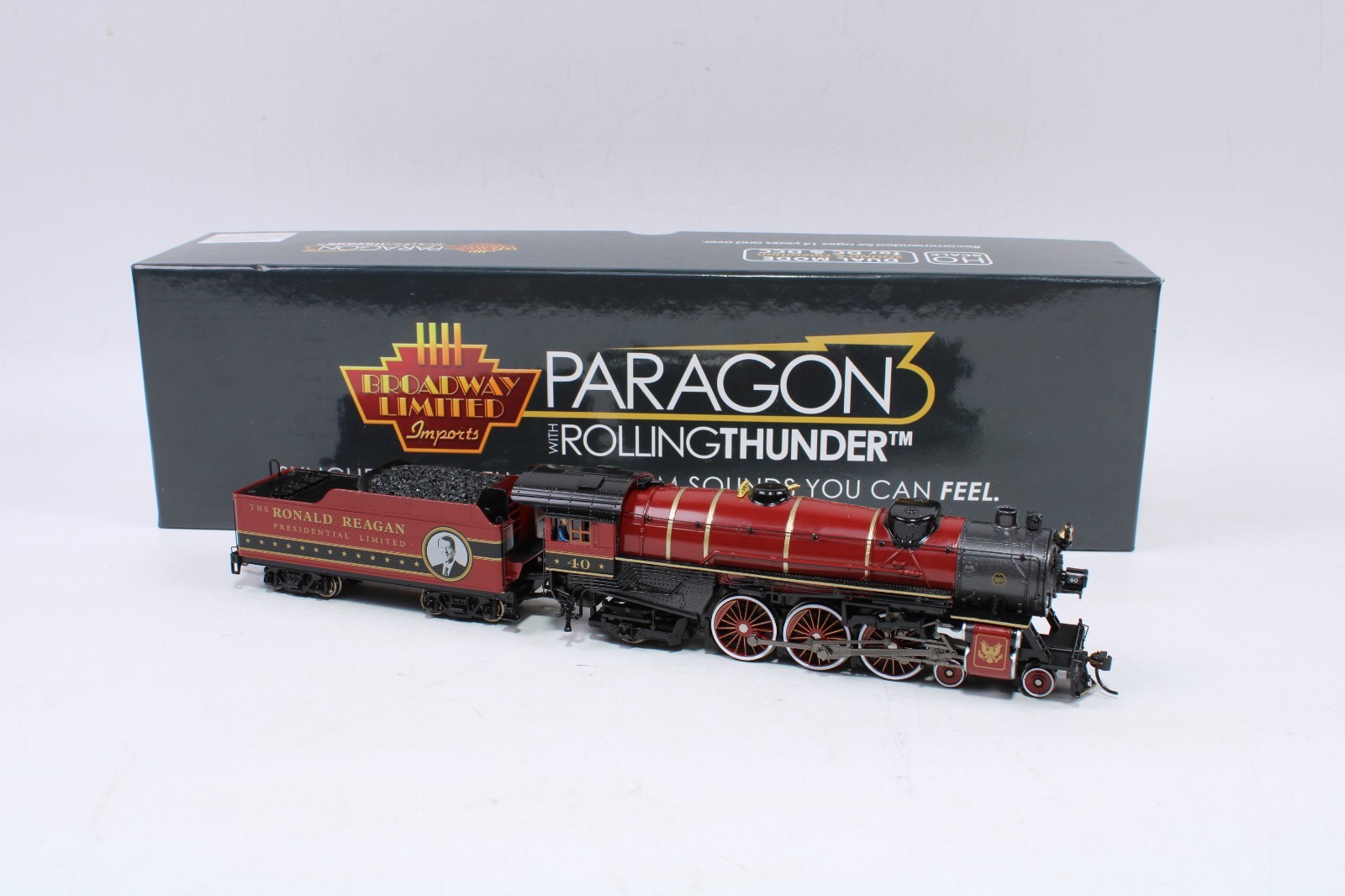 Broadway Limited 5902 HO President Ronald Reagan #40 Paragon3 Sound DCC/DC