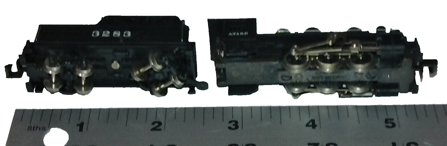Bachman N-Scale USRA A.T. & S.F. 0-6-0 Switcher W/Tender (4802)