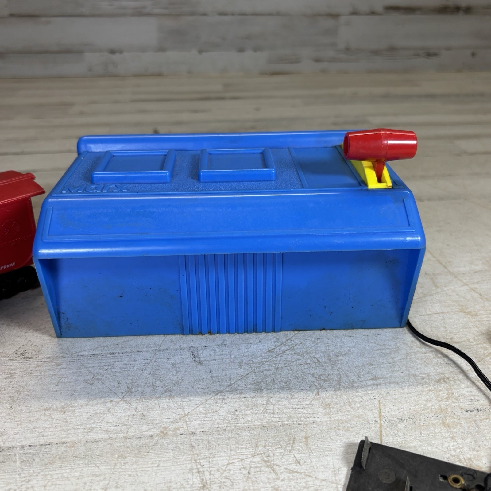 Marx Lehigh Valley Battery Operated Train Set NYC Gondola Caboose Transformer 80