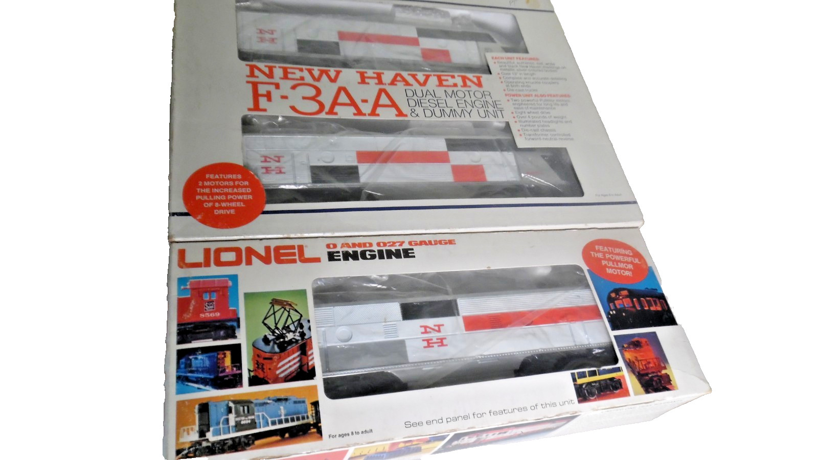 Lionel 8851-8864 New Haven F3 ABA Diesel Set New In Original Boxes