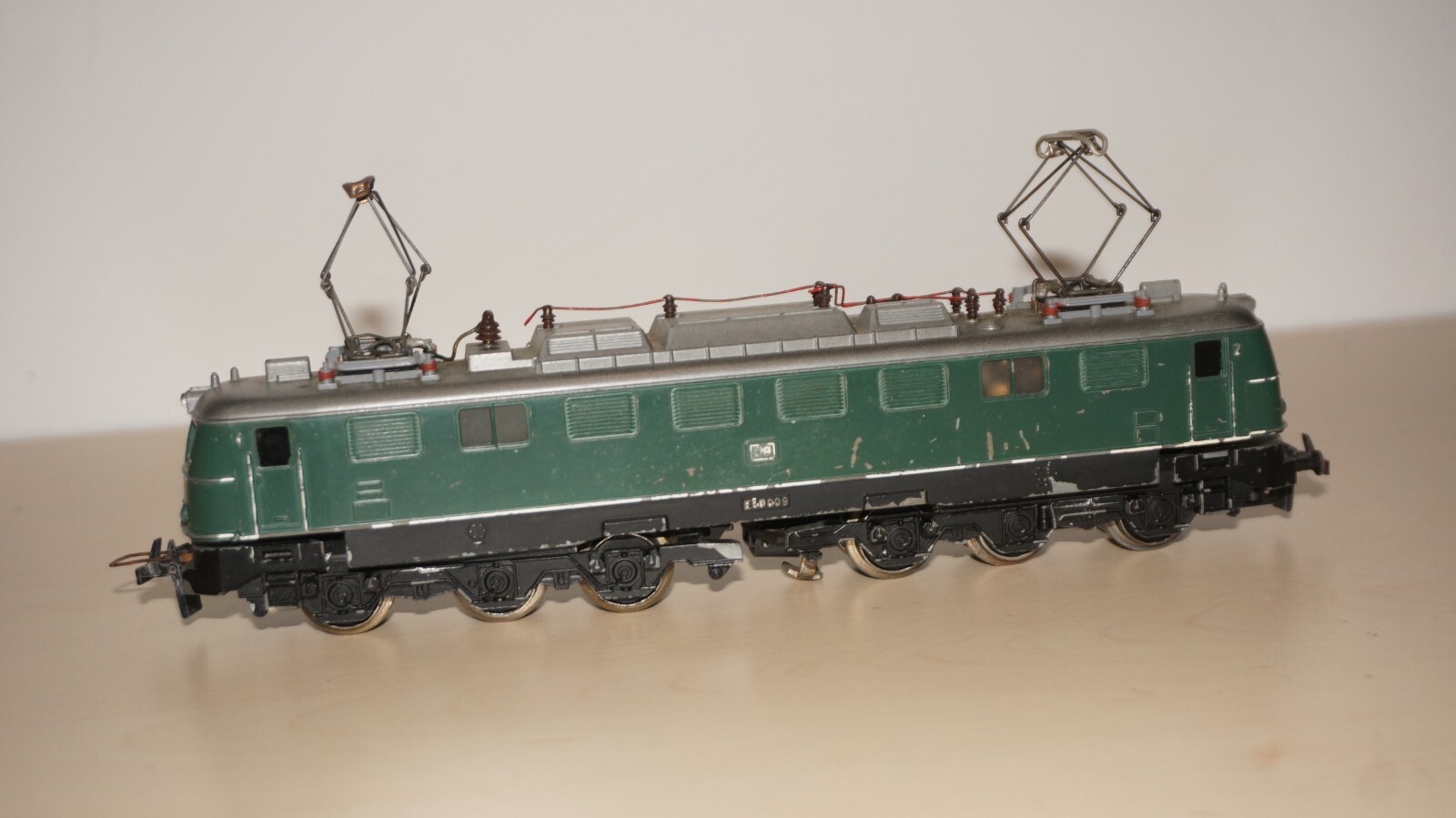 Rf37] Trix Express H0 233 – E 50 (Single-Engine) DB 50 009, Green, OVP