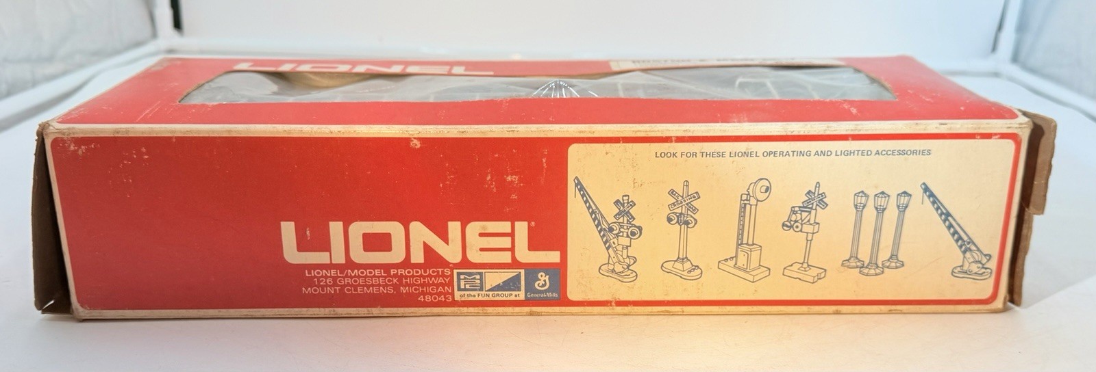 LIONEL 6-8654 BOSTON & MAINE GP-7 METAL FRAME ORIGINAL BOX Vintage USA 14”