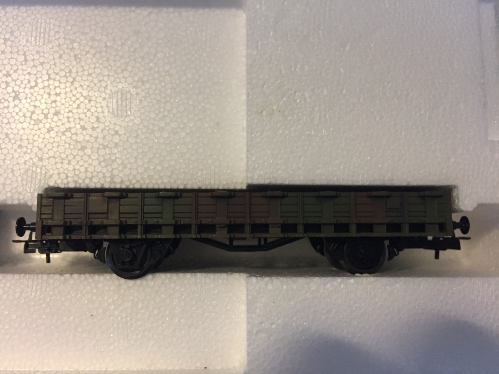 Liliput 852 Ensemble of Br52 2-10-0 in DRB Wehrmacht Camouflaged Epoch ii Livery