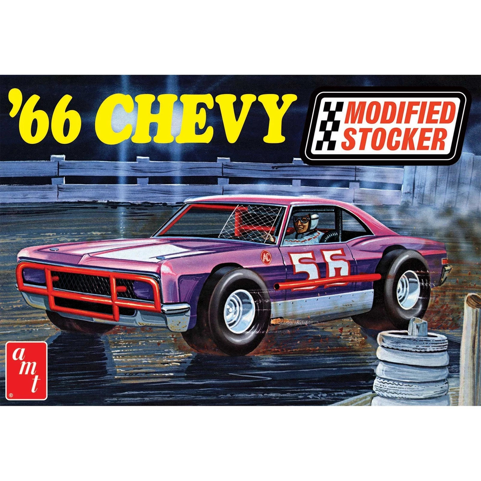 AMT 1/25 SCALE 1966 Chevy Impala Modified Stocker Model Kit #1183~NEW/SEALED