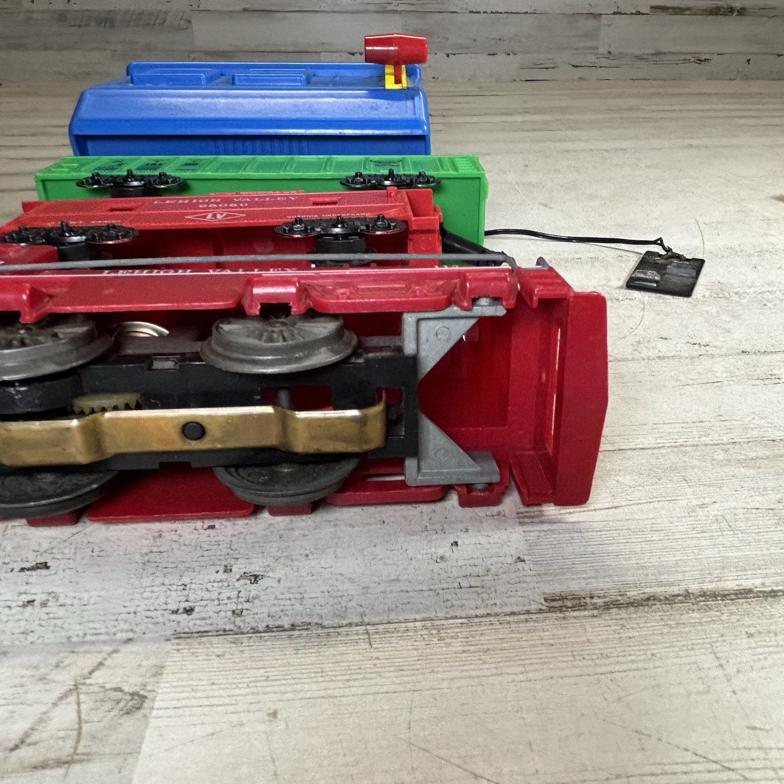 Marx Lehigh Valley Battery Operated Train Set NYC Gondola Caboose Transformer 80