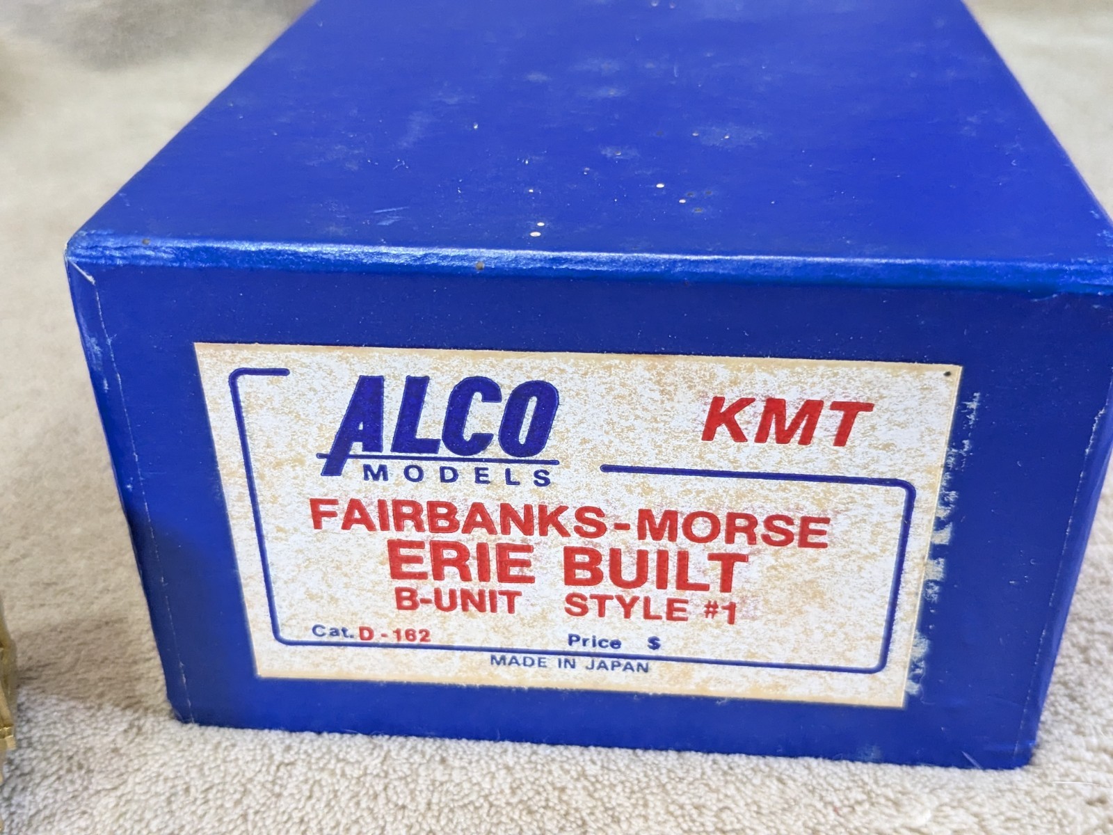 ALCO Models HO D-162 Fairbanks-Morse Erie Built B-Unit Style 1