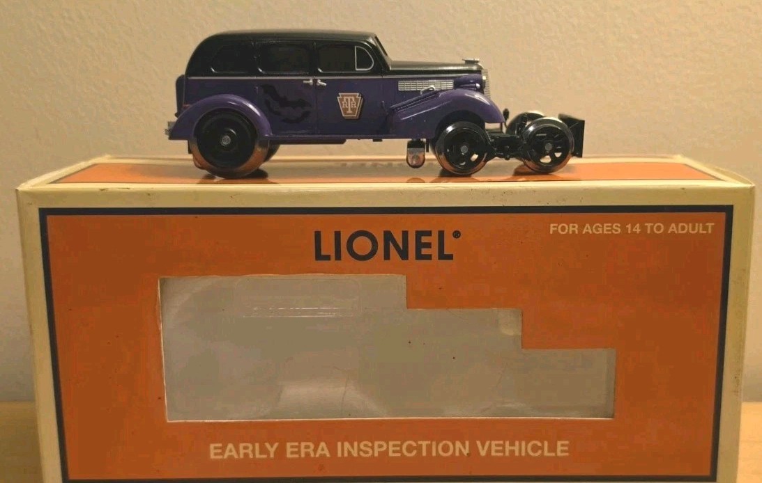 RARE! HALLOWEEN EARLY ERA INSPECTION VEHICLE 6 – 38815 PURPLE TRANSLYVANIA TRR