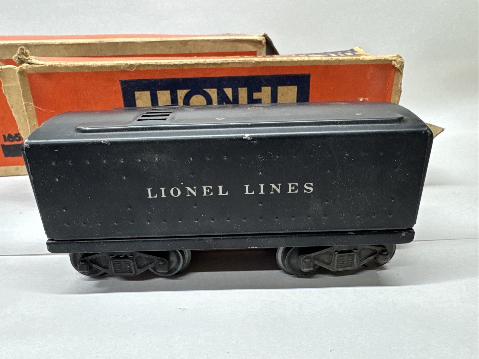 Lionel Postwar 1655 Locomotive w/6654W Tender & Overstamped Boxes