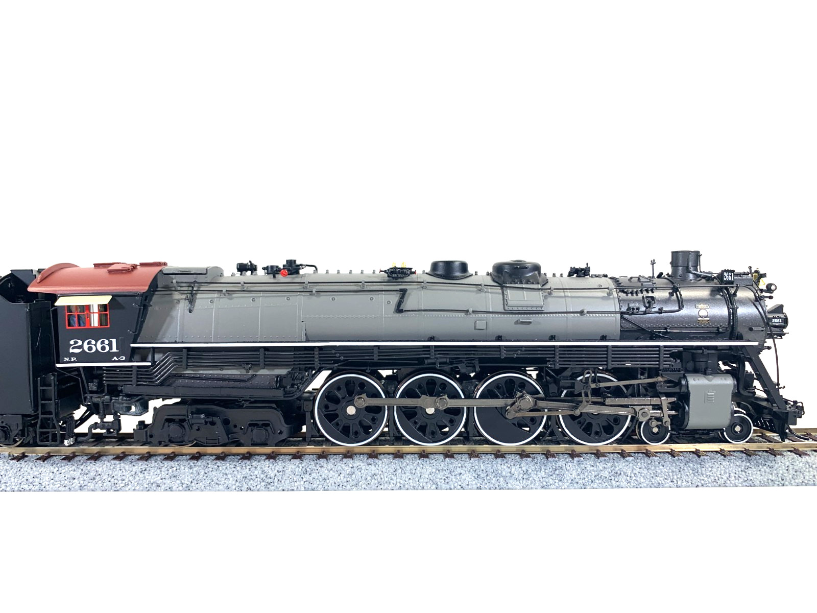 HO Broadway Limited Hybrid 4921 NP A-3 4-8-4 #2661 , DC/DCC Paragon 3 Sound+