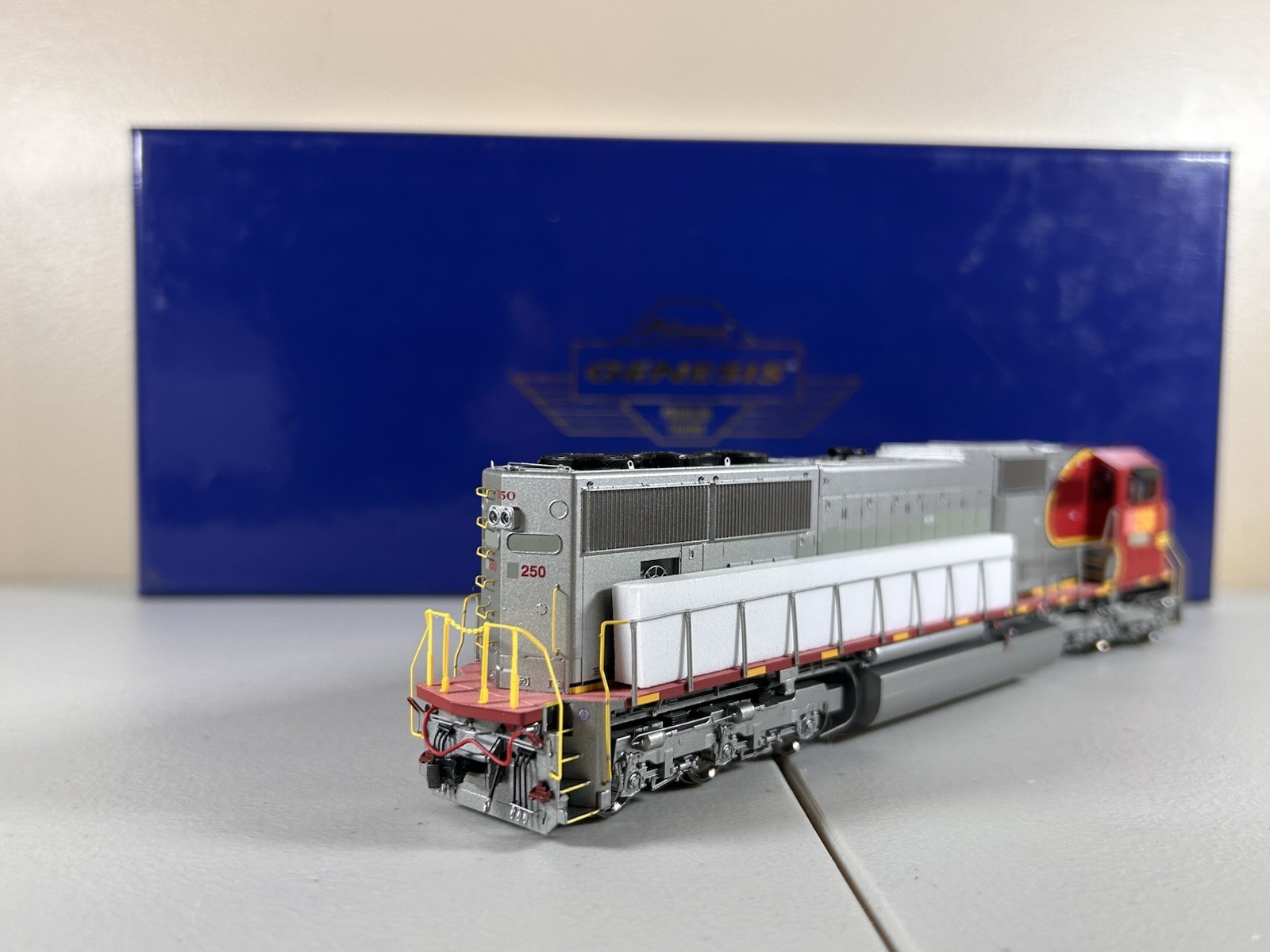 HO Athearn Genesis DCC Sound Progress Rail(Ex Santa Fe) SD75M #250