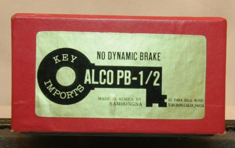 KEY IMPORTS CS#83, ALCO PA-1/2, PB-1/2 SET, D&RGW RIO GRANDE, HO, UNDEC BRASS