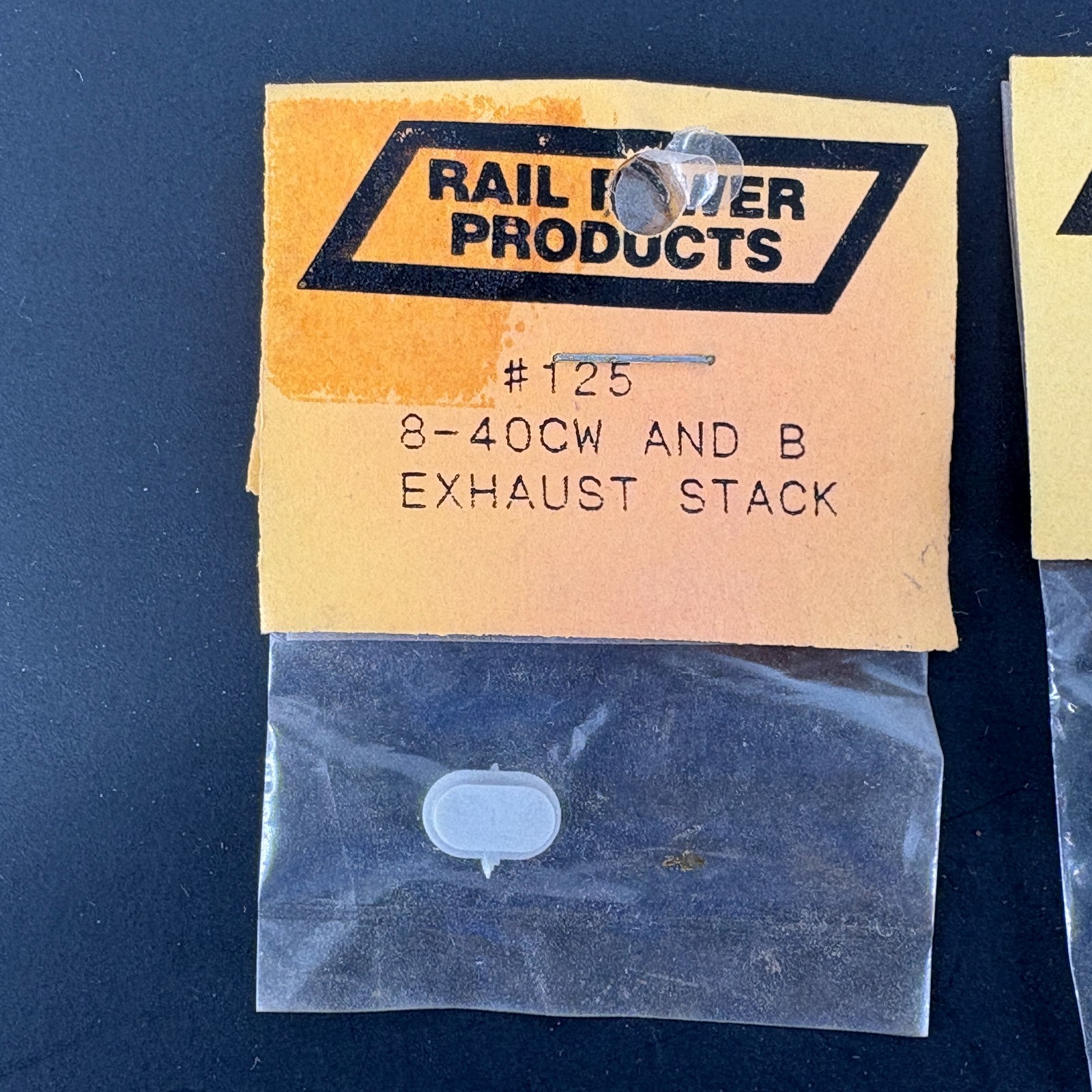 Rail Power Products Detail Parts Dash 8-40CW Exhaust Stack#125 & GE AC #103
