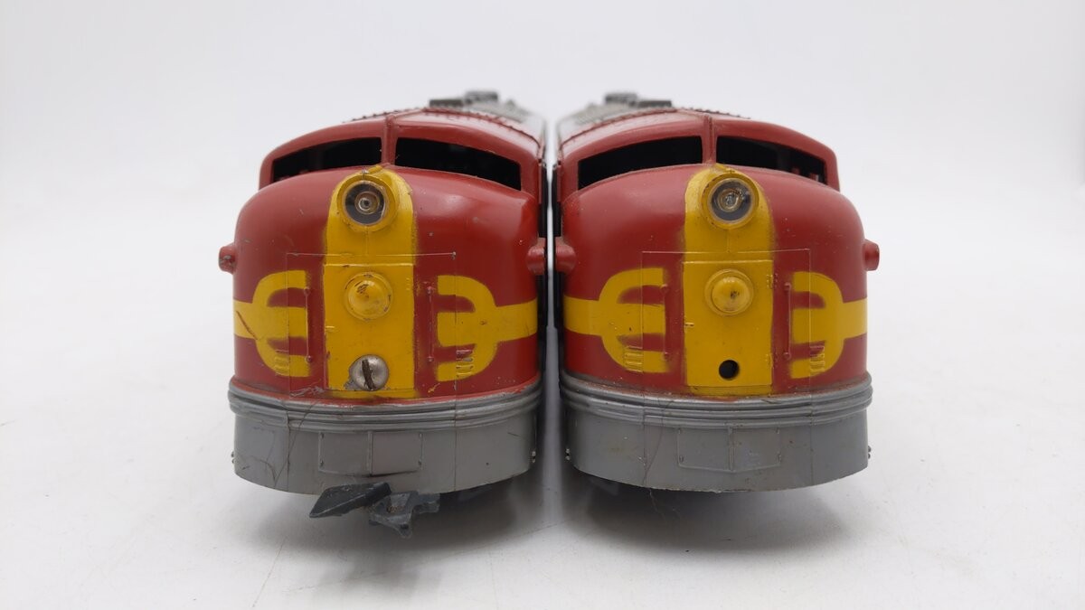 Marx 1095 Vintage O Santa Fe AA Diesel Locomotives