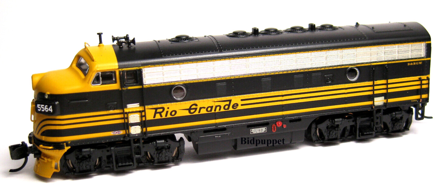 D&RGW Rio Grande EMD F7A Diesel Locomotive #5564 Paragon Stealth BLI9080 N Scale