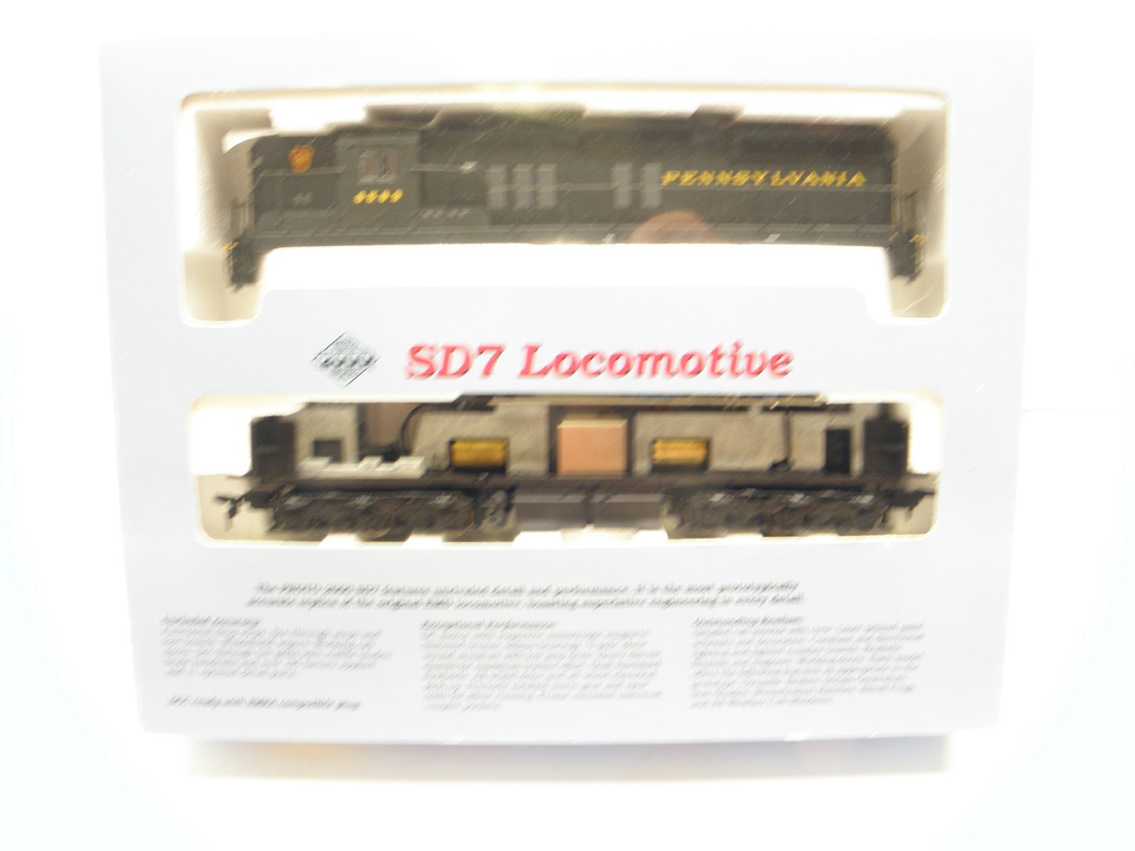 PROTO 2000 SD7 LOCOMOTIVE – PENNSYLVANIA – PRR# 8589 ~HO SCALE -DCC READY