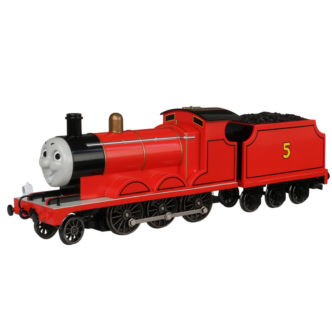NEW Bachmann Thomas & Friend James The Red Engine with Moving Eyes Locomotive HO