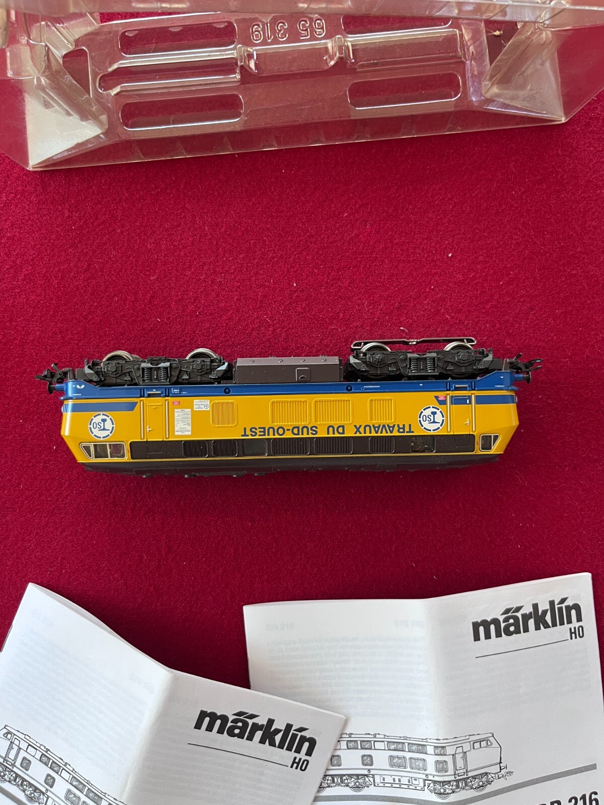 Marklin HO 37743 Diesel Hydraulic Locomotive BR 216 Travaux du Sud-Ouest (TSO)
