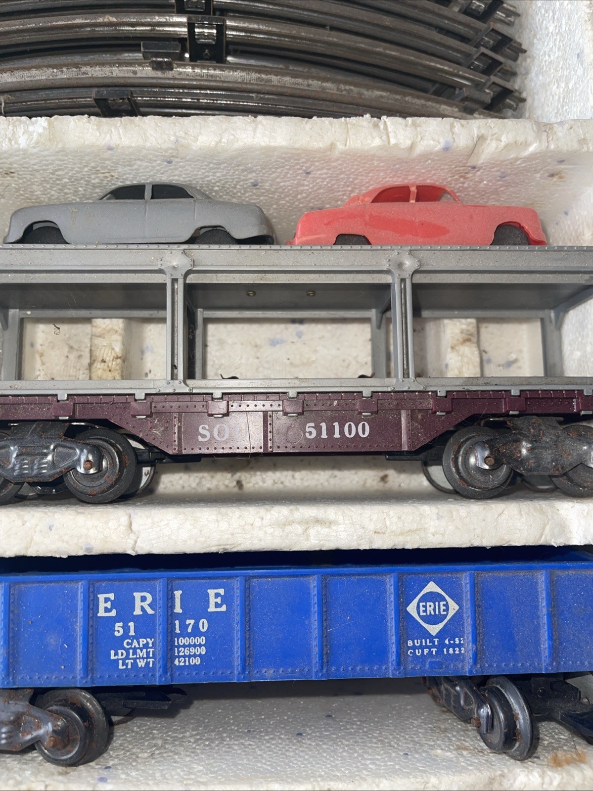 Vintage Marx 666 Steam Engine Electric Train 52875 Set Complete W/ Track