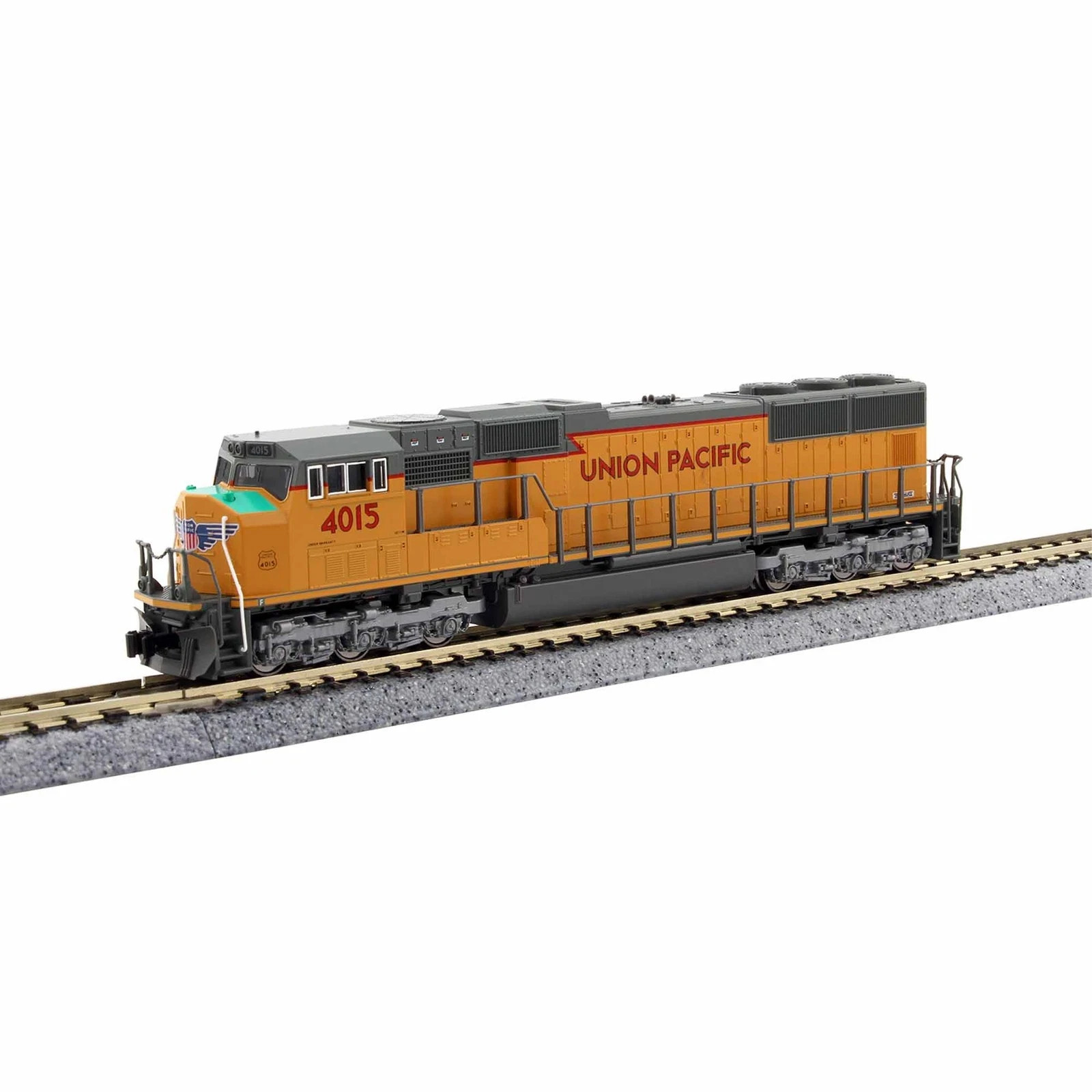 Kato USA Inc. N SD70M Flat Radiator UP #4015 Excursion w/Sound KAT1764015S N