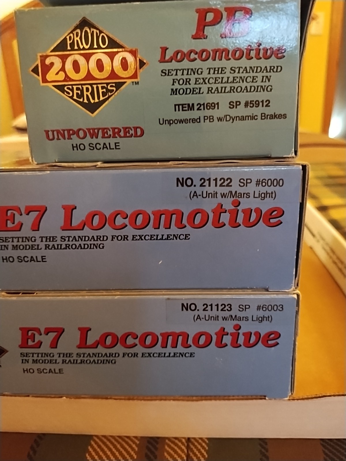 Proto2000 Southern Pacific 21122/21123/21691 ABA Locomotive Set #6000/6003/5912