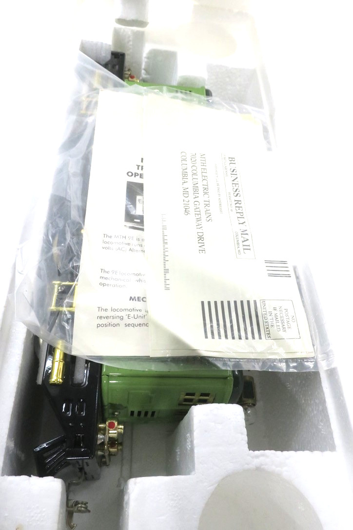 MTH 10-1066-0 Standard Gauge 2-Tone Green 9E Electric Locomotive 10-1068 3 & 1