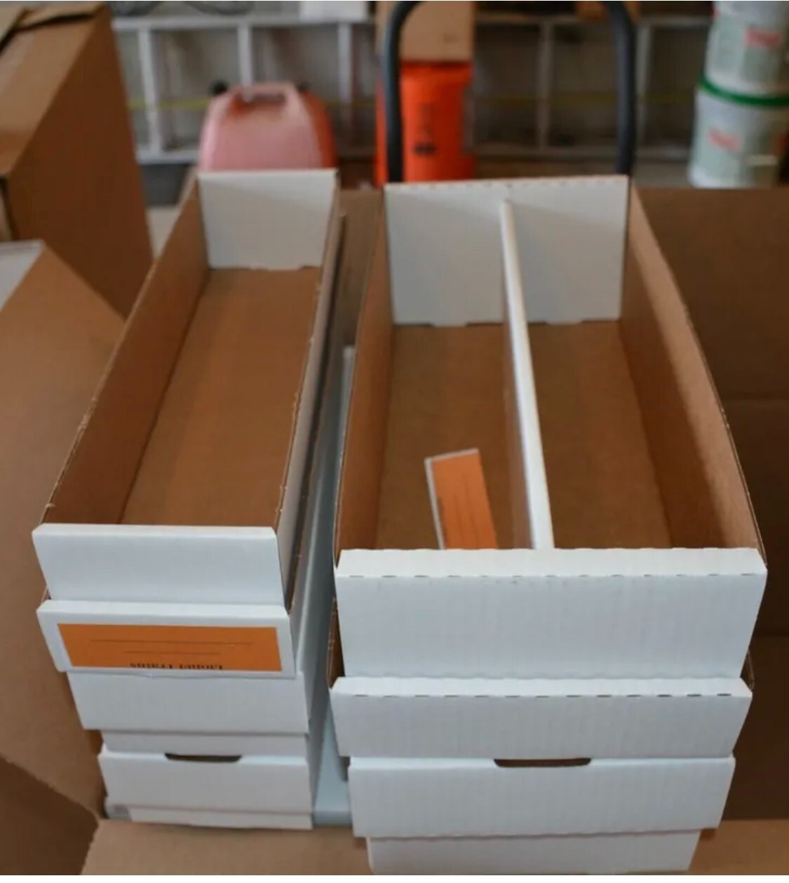TOY TRAIN STORAGE BOXES – 2 SIZES – 6 TOTAL PCS – ENGINES, TENDERS, F3 ABA