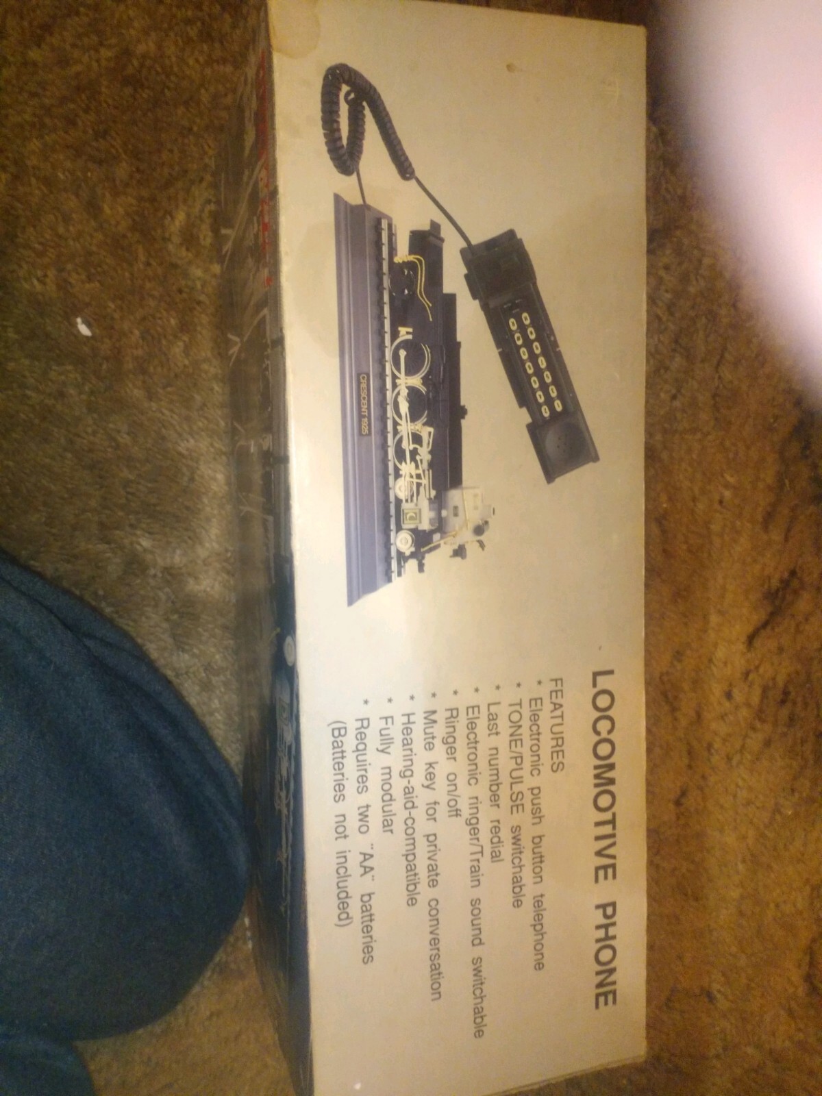 Vintage Crescent Train 1925 Locomotive Telephone